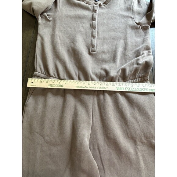 Gap maternity Fleece Sweatsuit Jumpsuit Brown Size Large NEW! - Picture 4 of 10